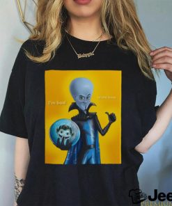 Yellow Graphic Megamind shirt