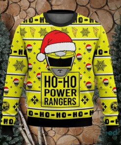 Yellow Ranger Ho Ho Power Rangers Xmas 3D Sweater Cute Christmas Gift For Men And Women