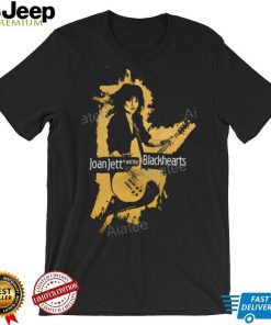 Yellow Silhouette Joan Jett And The Blackhearts Hooded Sweatshirt