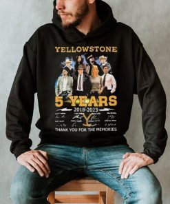 Yellowstone 5 Years Signature Thankyou For The Memories Shirt