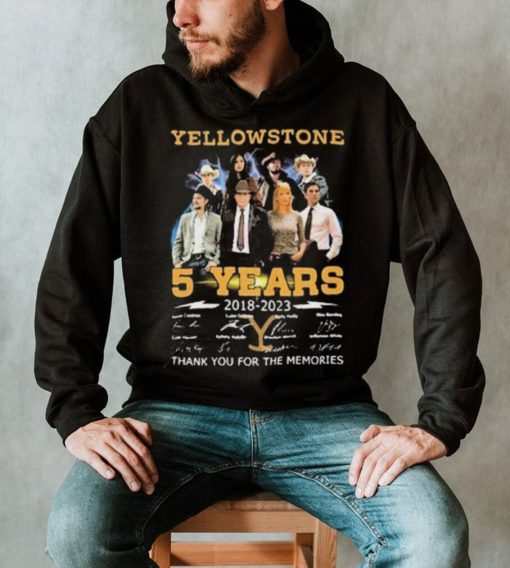 Yellowstone 5 Years Signature Thankyou For The Memories Shirt