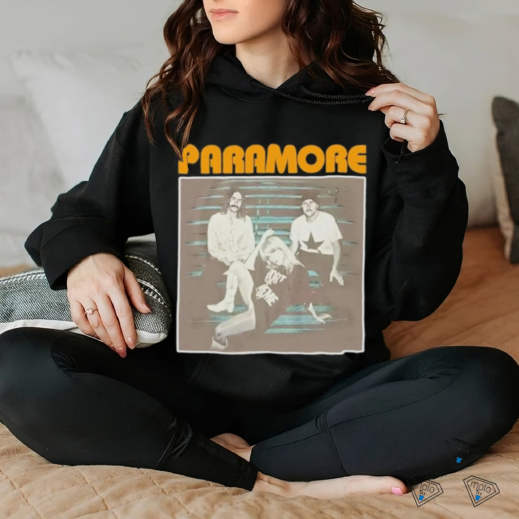 Paramore merch denim back t shirt - teejeep