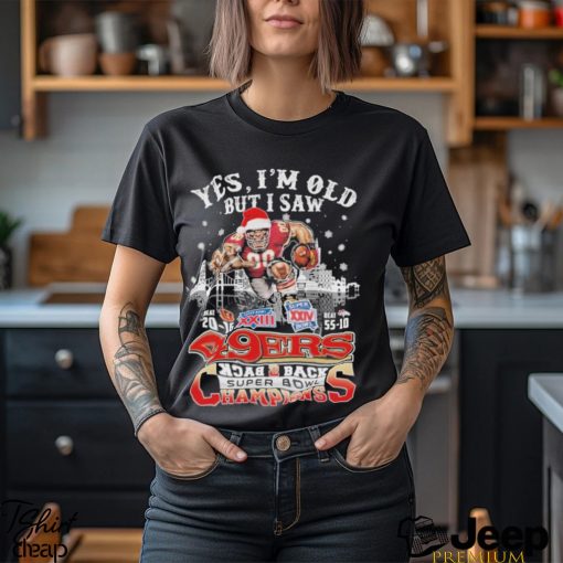 Yes I’m Old But I Saw 49Ers Back 2 Back Super Bowl Champions Mascot Shirt