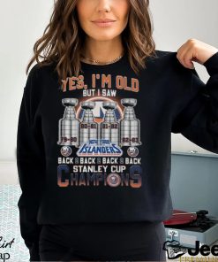 Yes I’m Old But I Saw New York Islanders Back 2 Back 2 Back 2 Back Stanley Cup Champions Unisex T Shirt