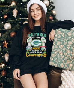 Yes I’m old but I saw Packers back 2 back Super Bowl Champions shirt