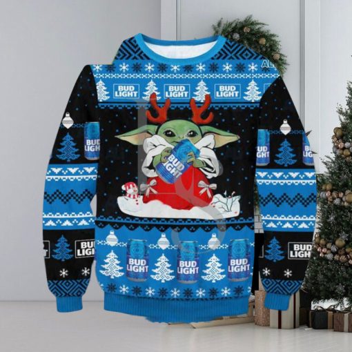 Yoda Bud Light Ugly Christmas Sweater