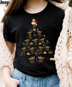 Yoda Christmas Tree Shirt, Baby Yoda Christmas Shirt, Star Wars Xmas Gift Shirt