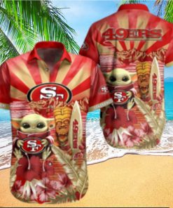 Yoda San Francisco 49ers Nfl Hawaii Full 3d Shirt For Fans 1