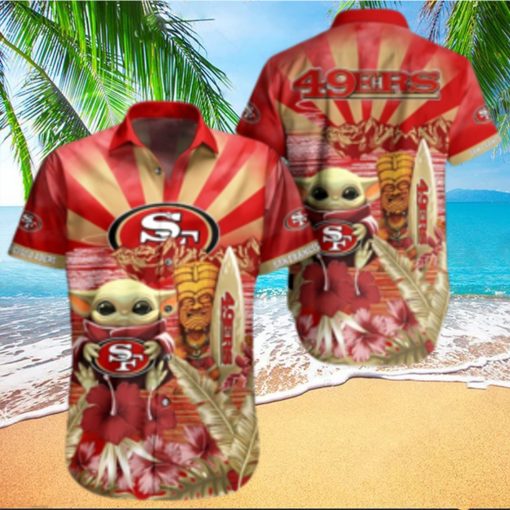 Yoda San Francisco 49ers Nfl Hawaii Full 3d Shirt For Fans 1