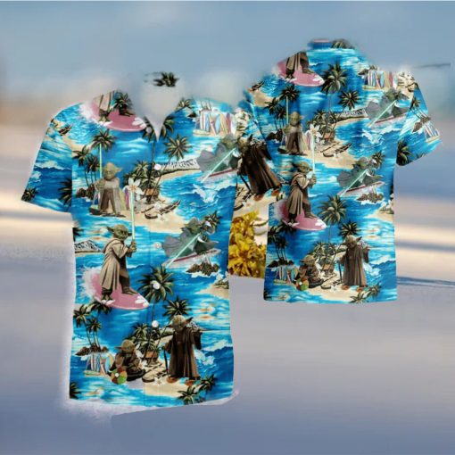 Yoda Starwars Set 3D Hawaiian Shirt And Short Gift For Men And Women