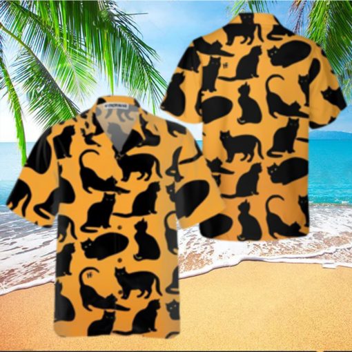 Yoga Cat Hawaiian Shirt