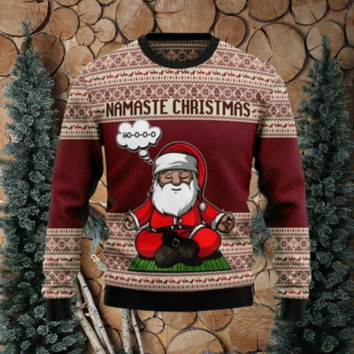 Yoga Santa Clause Ugly Christmas Sweater Special Gift For Loved Ones