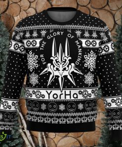 Yorha Nier Automata Cute Ugly Christmas Sweater Christmas Gift For Family