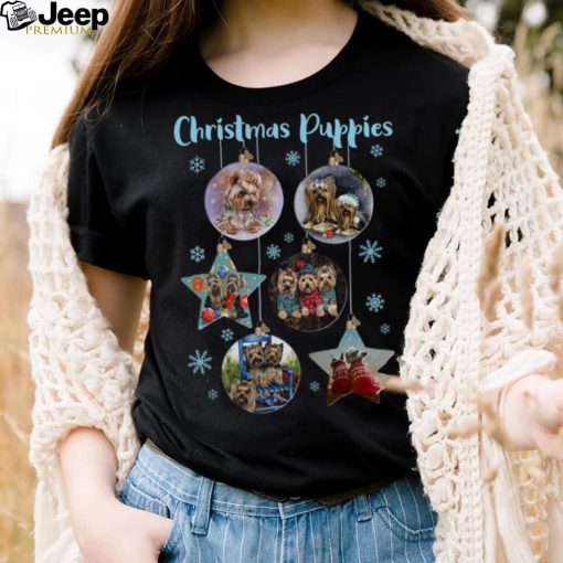 Yorkie Puppy Dog Bauble Christmas Shirt  – Christmas Puppies