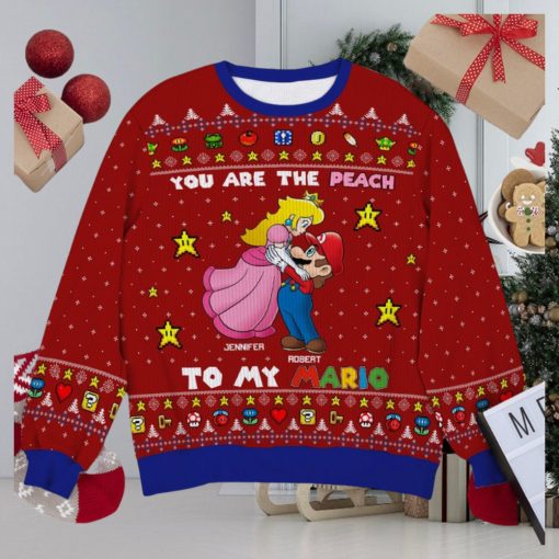 You Are The Peach Personalized 3D Knitted Ugly Sweater
