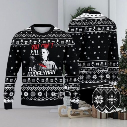 You Can’t Kill The Bogeyman Michael Myers Horror Ugly Christmas Sweater