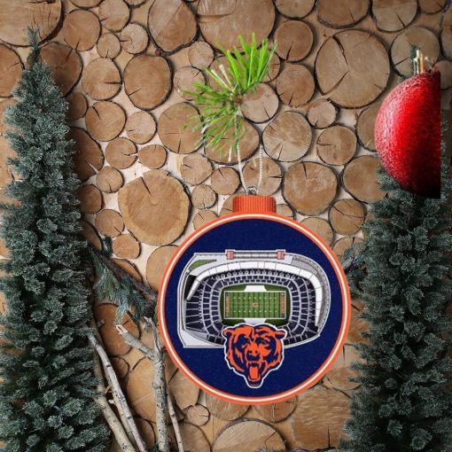 YouTheFan NFL Chicago Bears 3D StadiumView Ornament   Soldier Field