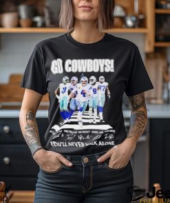 You’ll Never Walk Alone Dallas Cowboys Abbey Road Signatures Shirt