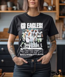 You’ll Never Walk Alone Philadelphia Eagles Abbey Road Signatures Shirt