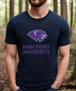 Youth Gray High Point Panthers Logo Comfort Colors T Shirt