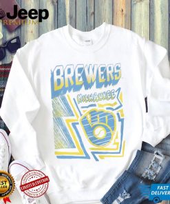 Youth Milwaukee Brewers Cooperstown Collection Sketch T Shirt