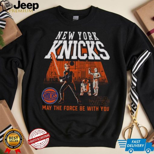 Youth New York Knicks Black Star Wars Force T Shirt