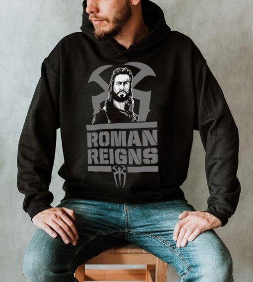 Youth Ripple Junction Black Roman Reigns Illustrated T Shirt