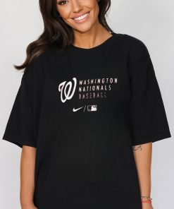 Youth Washington Nationals Nike Heathered Red Authentic Collection Velocity Practice Performance T Shirt