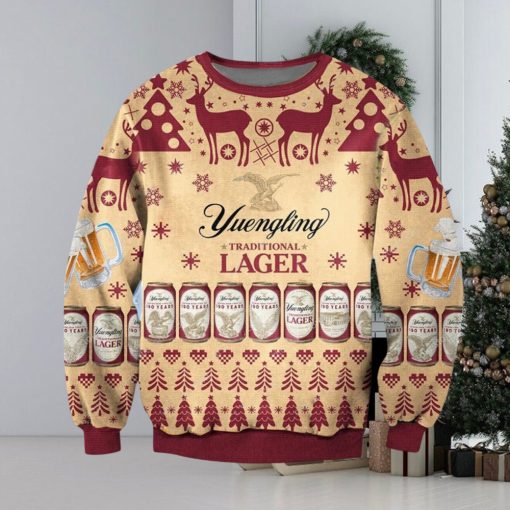 Yuengling Traditional Lager Ugly Christmas Sweater, Ugly Sweater Apparel