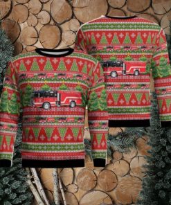 Yukon Fire Department AOP Ugly Sweater Holiday Sweater For Men And Women