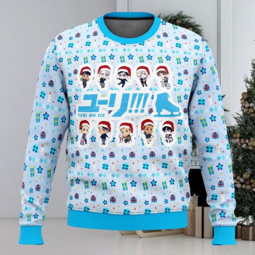 Yuri on Ice Cute Chibi Ugly Christmas Sweater