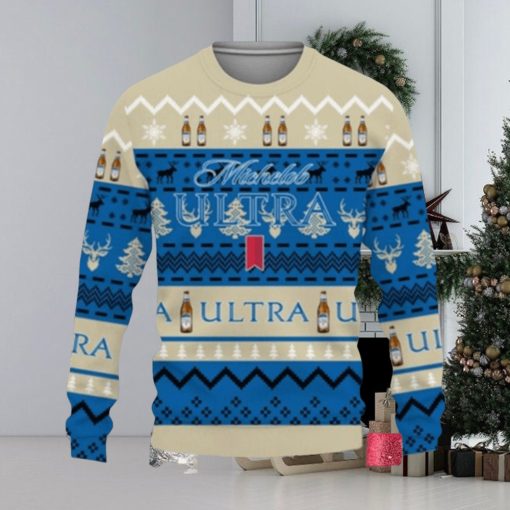 Michelob Ultra Beers Shirts Beer Vintage Logo Ugly Christmas Sweater