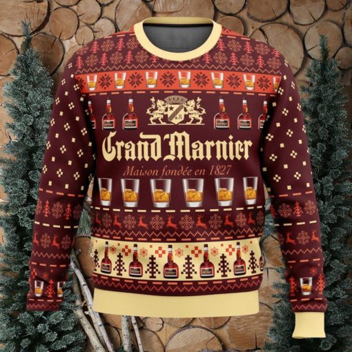 Grand Marnier Cute Ugly Christmas Sweater Christmas Gift For Family