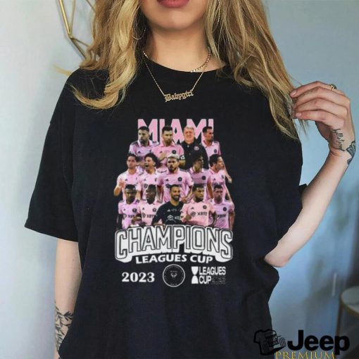 Inter Miami Champions Leagues Cup 2023 T Shirt