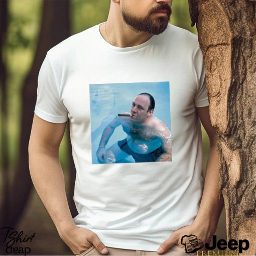 Official Tony Soprano Poolside Cigar Shirt