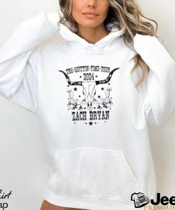 Zach Bryan Bullhead Sweatshirt The Quittin Time Tour 2024 Country Music Western Tee Classic