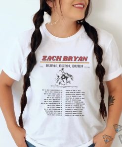 Zach Bryan The Burn, Burn, Burn Tour 2023 Shirt