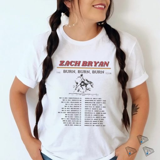 Zach Bryan The Burn, Burn, Burn Tour 2023 Shirt