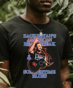 Zach Bryan’s American Heartbreak & Summertime Blues T Shirt