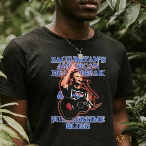 Zach Bryan’s American Heartbreak & Summertime Blues T Shirt