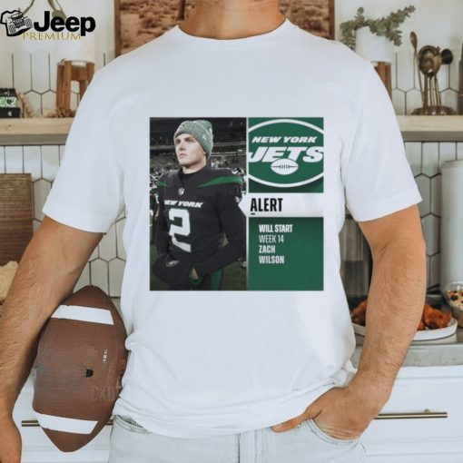 Zack Wilson will start week 14 shirt