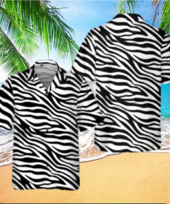 Zebra Pattern Hawaiian Shirt