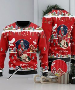 Zebra Santa Claus Custom For Christmas Gifts Ugly Christmas Holiday Sweater