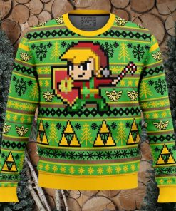 Zelda Holiday Link Ugly Christmas Sweater