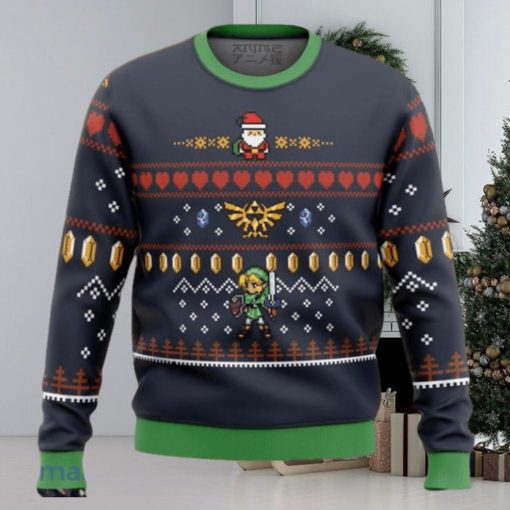 Zelda Santa Link  Ugly Christmas Sweater For Men Women