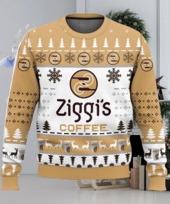 Ziggi’s Coffee All Over Printed Ugly Christmas Sweater Trending Christmas Gift Ideas