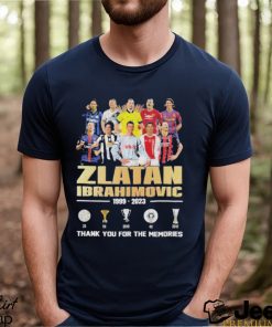 Zlatan Ibrahimovic 1999 – 2023 Thank You For The Memories T Shirt