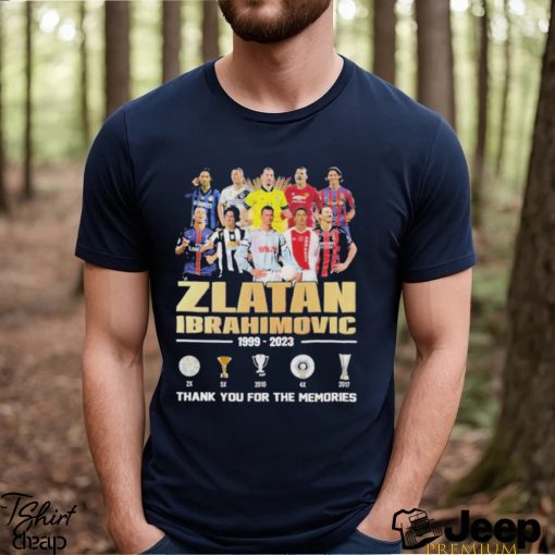 Zlatan Ibrahimovic 1999 – 2023 Thank You For The Memories T Shirt