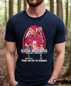 Zlatan Ibrahimovic 2010 2011 2019 2023 Thank You For The Memories signature Shirt