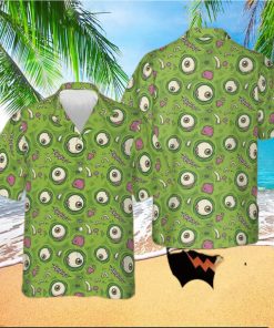 Zombie Eye Skin Creepy Halloween Hawaiian Shirt Themed Halloween Gifts For Adults